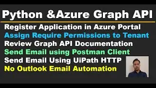 Python Azure Graph API Email Automation | Email Automation Using Python | API for Email Automation