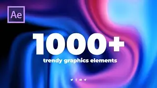 1000+ TRENDY Motion Graphics Elements for Adobe After Effects CC 2019