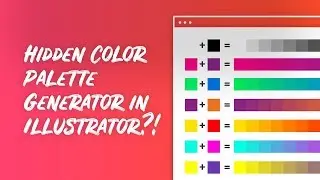 Make A Color Palette in Illustrator in SECONDS!