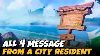 All 4 Message From a City Resident Puzzle | Genshin Impact 4.8