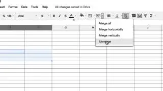 HOW TO MERGE CELLS IN GOOGLE SPREADSHEETS