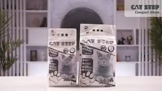Комкующийся минеральный CAT STEP Compact White Carbon