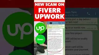 New SCAM Job Alert on Upwork & Fiverr | How to avoid scams on Upwork & Fiverr 