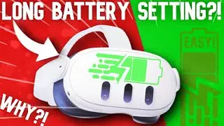 More Battery Life! Quest 3 extended battery Setting!