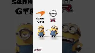 Nissan GTR vs Mclaren senna GTR  minions style funny