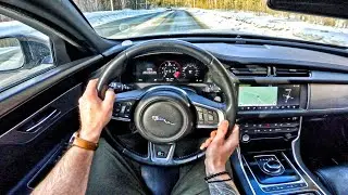 2016 Jaguar XF 2.0 4WD - POV TEST DRIVE