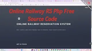 Online Railway Reservation System Project in PHP with Source Code - Zola gaming