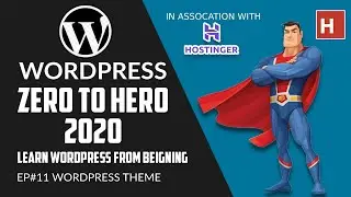 wordpress tutorials in Hindi || WordPress zero to hero  EP#11 ||  All about wordpress theme