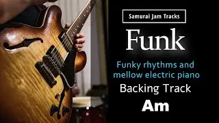 Funk Soul Backing Track in  A minor