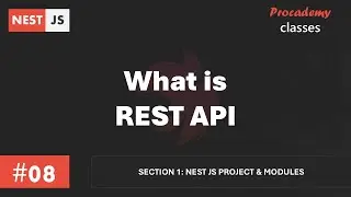 #08 What is REST API | Nest JS Project & Modules | A Complete Nest JS Course