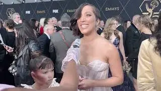 Robin Thede ('A Black Lady Sketch Show' creator) on the Emmys 2023 red carpet