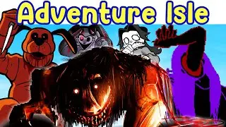 FNF VS Horror Adventure Isle (Duck Season Dog, Smile Dog, Tattletail, FAITH, Dream Diary)...