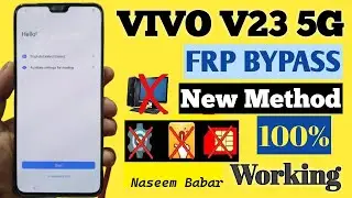 Vivo Frp Android 13 WithOut Pc | 2023 | Vivo V23 Pro 5G Frp Bypass WithOut PC | Naseem Babar