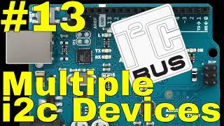 How to use multiple i2c devices on the same bus with the Arduino