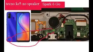 Tecno spark 6go speaker not working | tecno ke5 buzzer problem | itel vision 1 pro ringer problem💯%