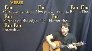 Danger Zone (Kenny Loggins) Guitar Cover Lesson in Em with Chords/Lyrics - Munson