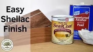 Easy to Apply Shellac Finish | Wood Finishing Tutorial