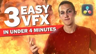 3 Easy VFX For Beginners | Davinci Resolve