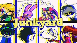 Junkyard but everyone sings it | FNF Cover | CyanBF