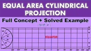 cylindrical equal area projection