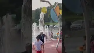 Splash pad summer 😋 #shorts #trending #viral #summer #swimming