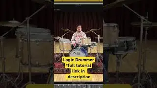 The Logic Drummer! https://youtu.be/EuAMjGL9dgY #musicproduction #logicprox #music #drums