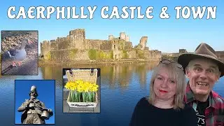 A day out in Caerphilly. Medieval castle, leaning tower, Tommy Cooper and more!