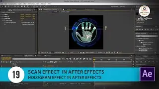 Hologram Effect in After Effects | Scan Effect  in After Effects | Lesson 19/26 | Tamil Tutorial