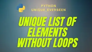 Python unique list of elements without loops and conditions , Remove duplicate list of dictionaries