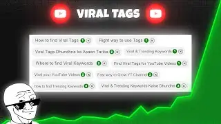 How to Find Best Viral Tags For YouTube Videos 2024! (100% Working🔥)