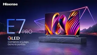 Hisense E7NQ Pro QLED Gaming Smart TV, Modo Juego de 144Hz, FALD, AMD Freesync Premium Pro