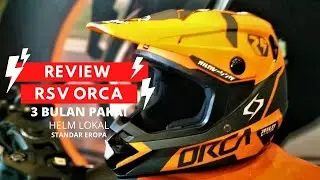 HELM LOKAL STANDAR EROPA - REVIEW HELM RSV ORCA