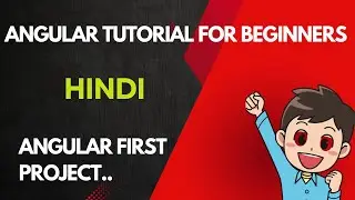 angular tutorial in hindi | how to create angular project in visual studio code | angular setup