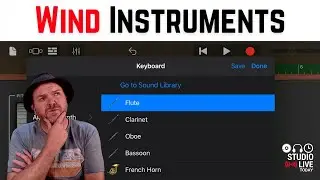 Wind Instruments in GarageBand iOS (iPad/iPhone)