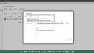 How to Create a Sharing Link for an Office 365 Document