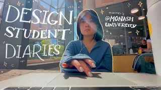 art student vlog 🎨💻  product design, cinema4d and uni study sessions