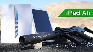 iPad Air vs Airsoft MP7 