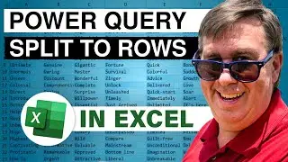 Excel Delimited Delight: Split Delimited to New Rows! - Episode 2097