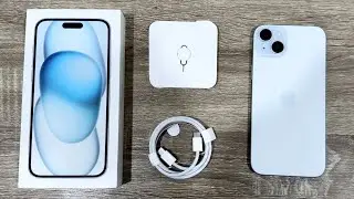 iPhone 15 Plus Unboxing: Blue!