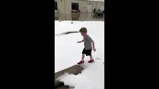 Hail storm makes it look like winter in Grimes