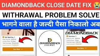 diamondback earning app | diamondback earning app withdrawal problem | Diamondback app real or fake|