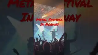 METAL FESTIVAL IN NORWAY #shorts #heavymetal #concert #norway