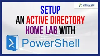 🔥 How to Setup a Basic Active Directory Home Lab Using VirtualBox | Add Users With PowerShell