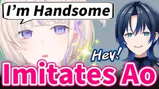 Hajime imitates and talks as Ao-kun when she's afk【Hololive/Eng sub】