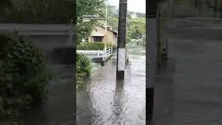 34 Inches of Rain Causes Severe Flooding in Japan (Typhoon Shanshan)