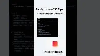 Rarely Known CSS Tip's Part 3 Create Gradient Shadows 