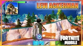 Fortnite Mobile LEVI ACKERMAN Android Gameplay