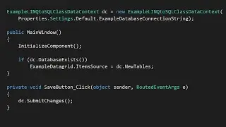 How to Connect to and Modify a SQL Server Database with C# (WPF/LINQ)