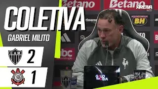 COLETIVA GABRIEL MILITO | AO VIVO | Atlético-MG x Corinthians - Brasileirão 2024