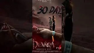 Devara Trailer Poster Short | Jr NTR | Janhvi kapoor # yt Short#Vairal Short #Trending Short